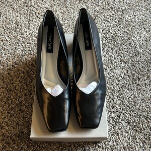 Franco Sarto Square toe heels